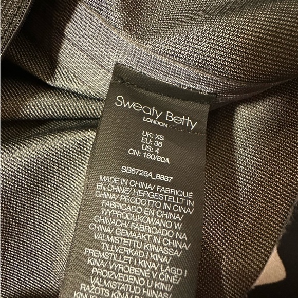 Sweaty Betty Pro Light Recco Ski Jacket Shell Coat Black White - Picture 12 of 15